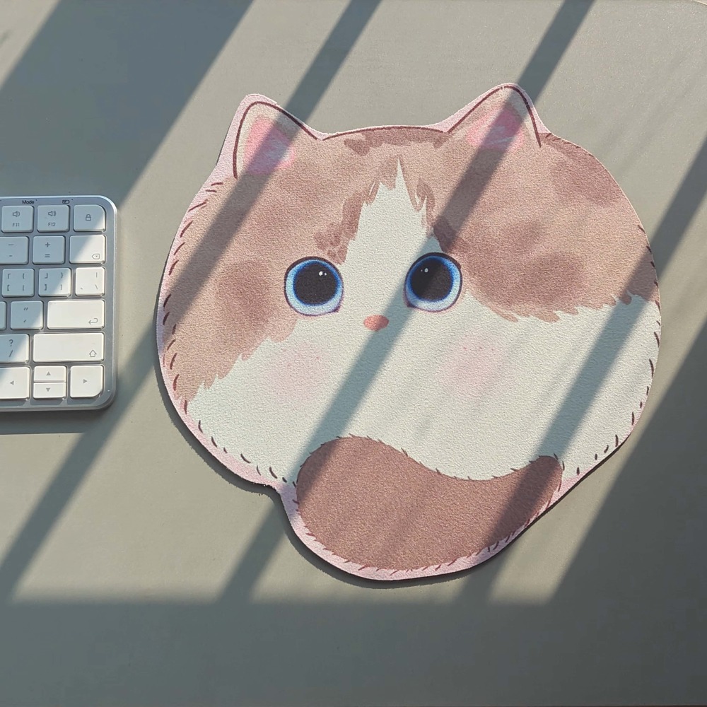 Desk Setup Ideas - Kawaii Cat Mouse Pad Cute Animal