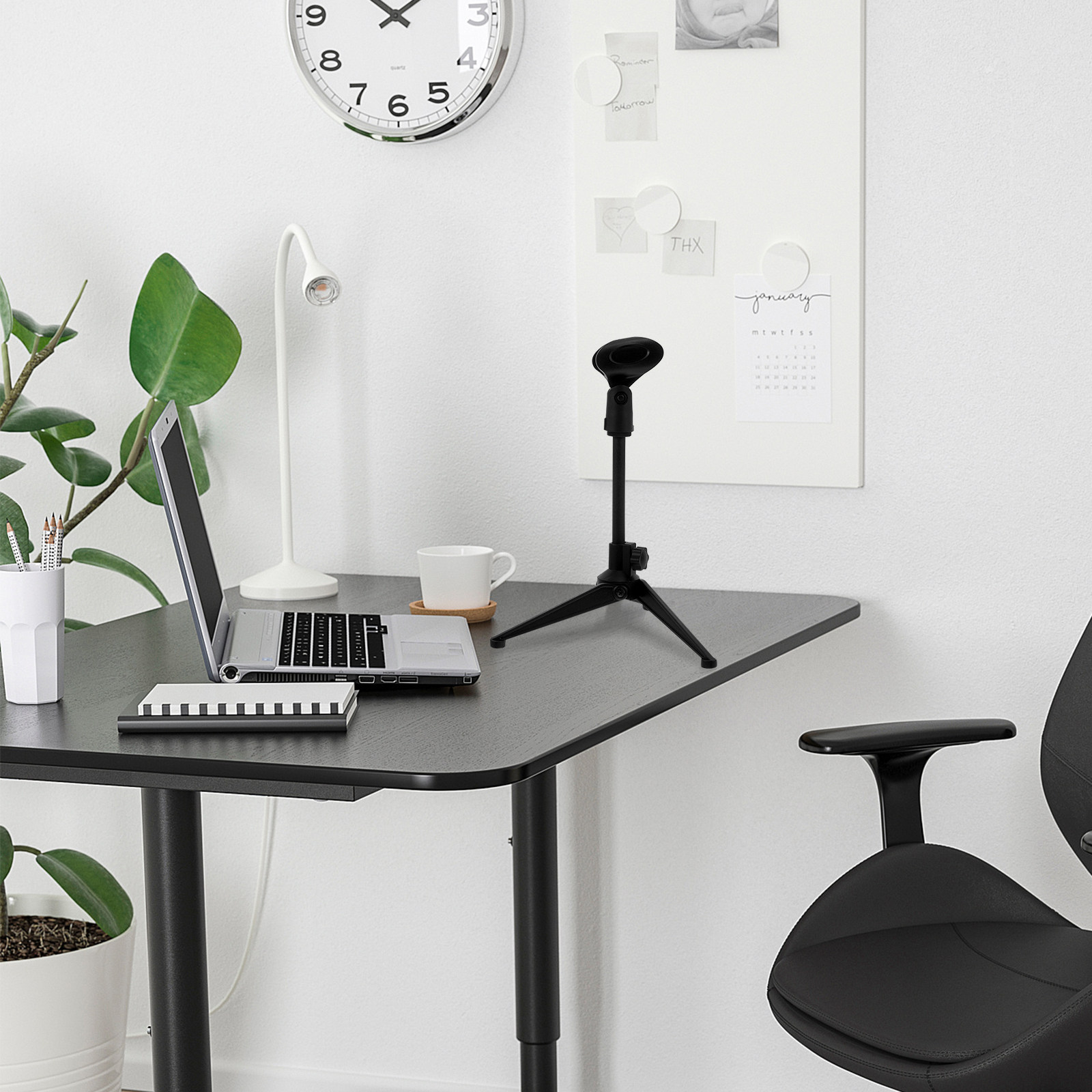 Desk Setup Build - Microphone Stand Desk Tripod with Clip