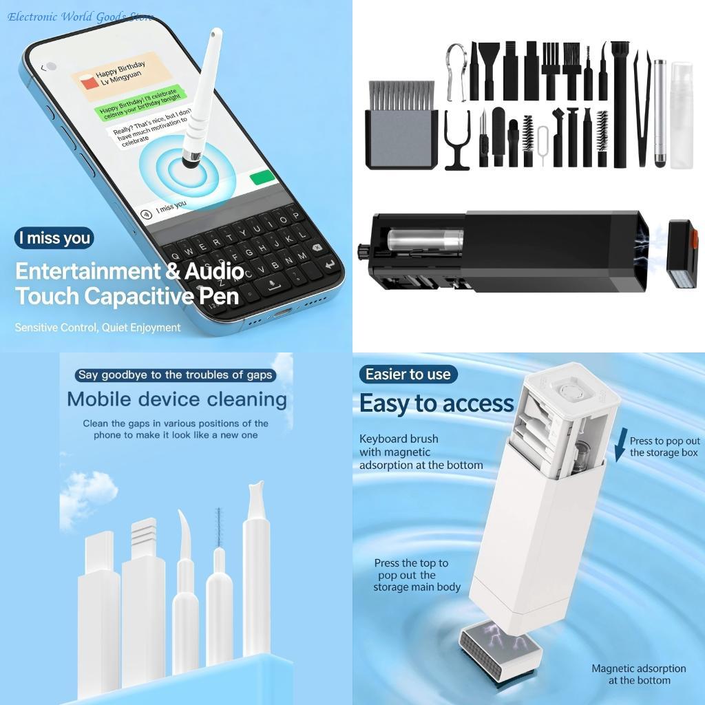 Monitor Cleaning Kit - A3PD 32Pcs Component Cleaning For Removing