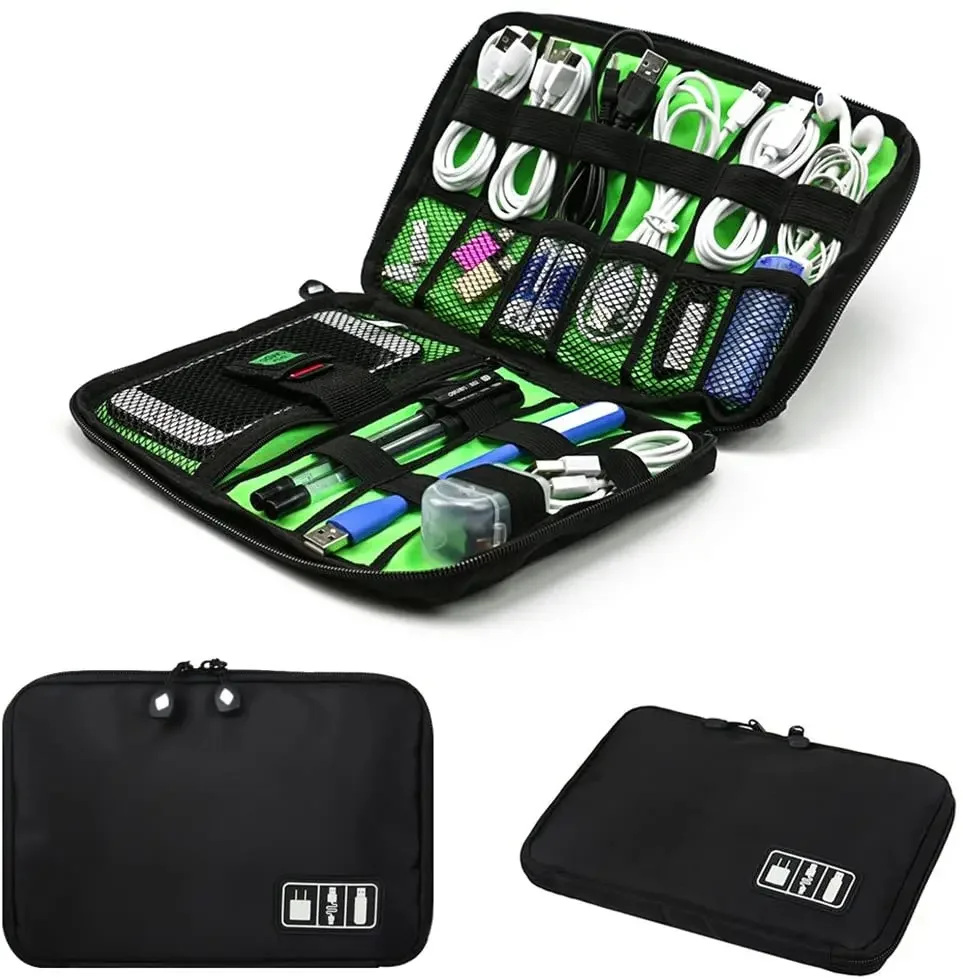 Cable Box Organizer - Cable Organizer Storage Bags System Kit