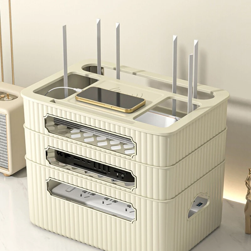 WiFi Router Storage Box TV Set - Cable Box Organizer 评论和价格