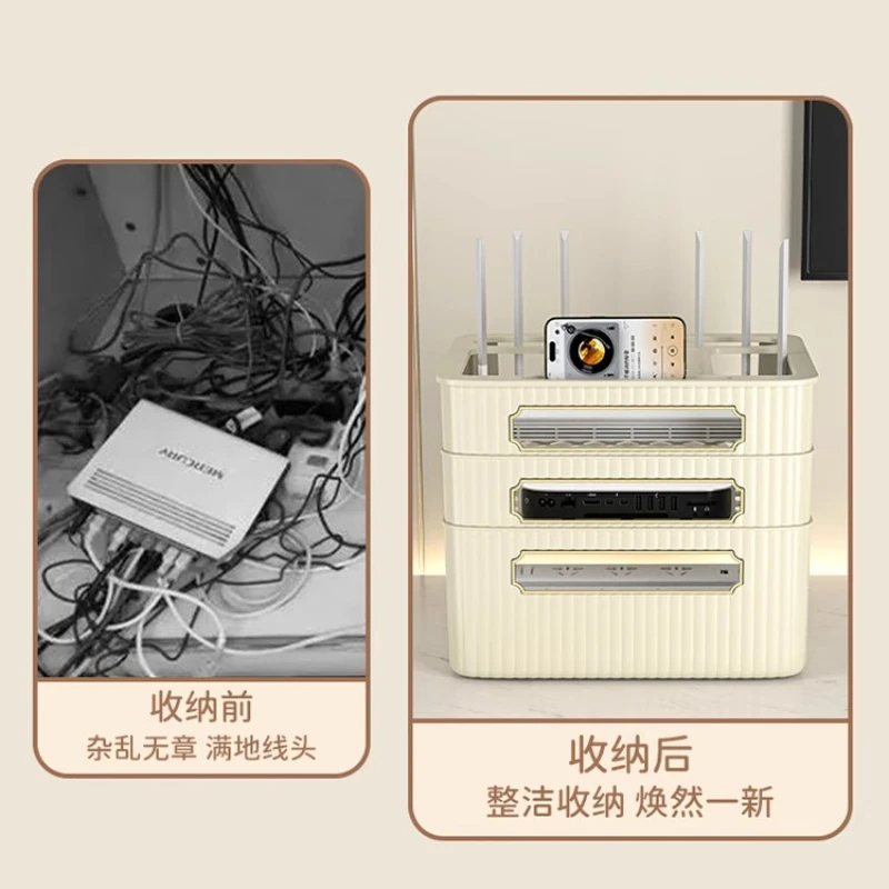 WiFi Router Storage Box TV Set - Cable Box Organizer 评论和价格
