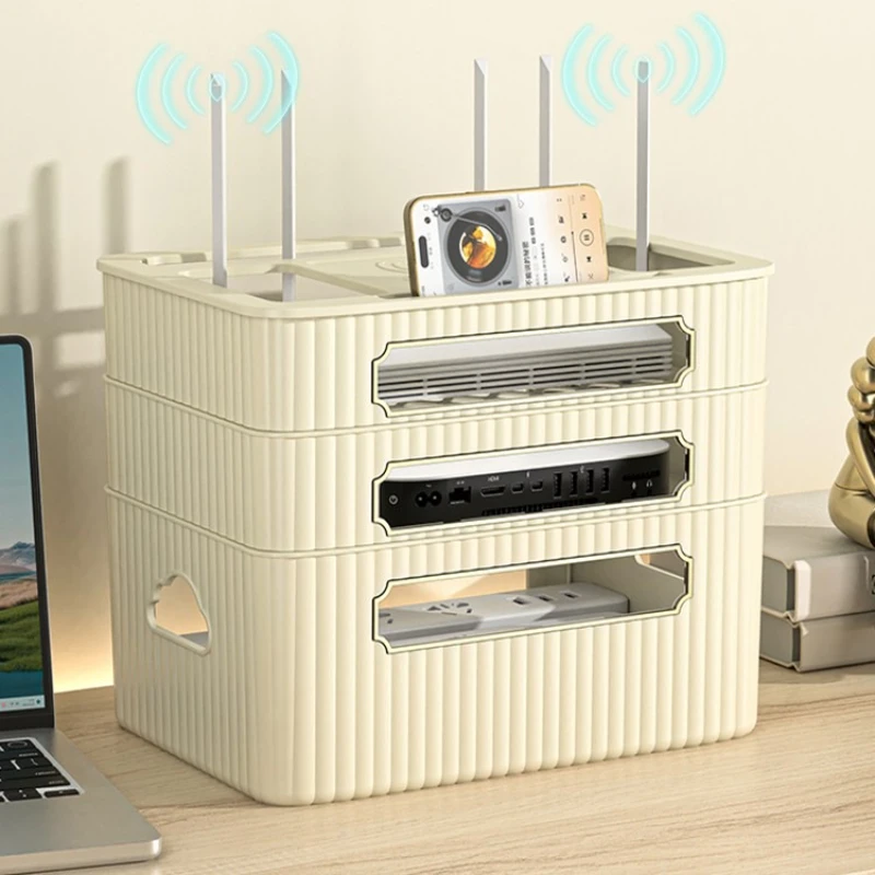 WiFi Router Storage Box TV Set - Cable Box Organizer 评论和价格