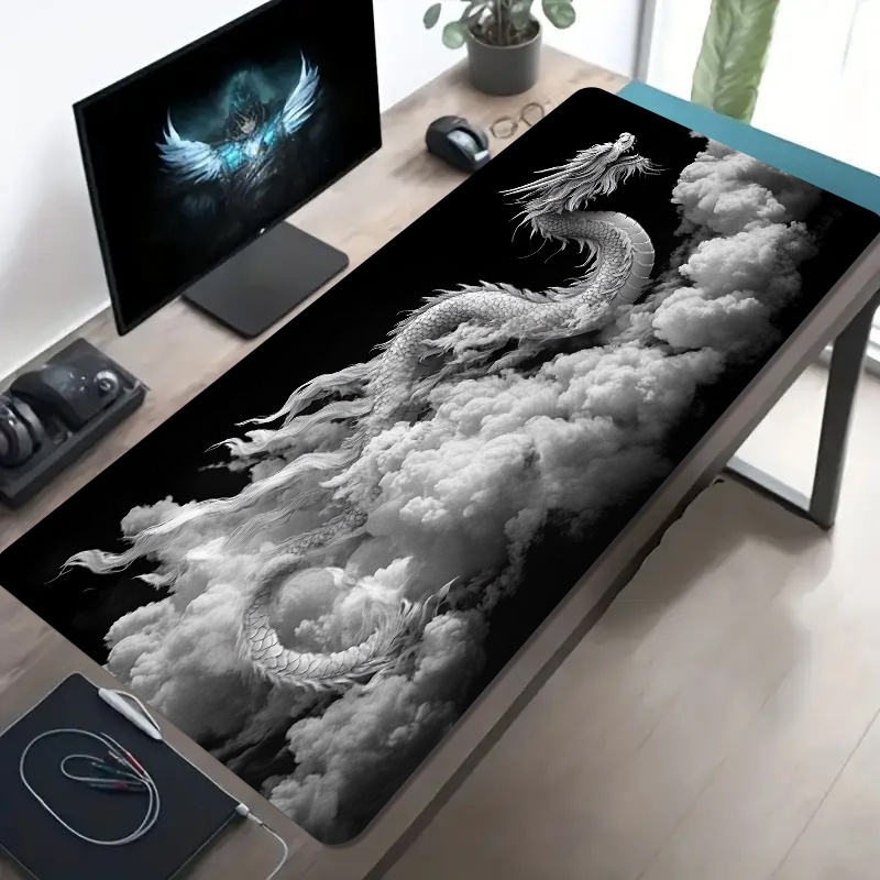 Black and White Dragon Gaming  - Desk Setup Laptop And Pc 评论和价格
