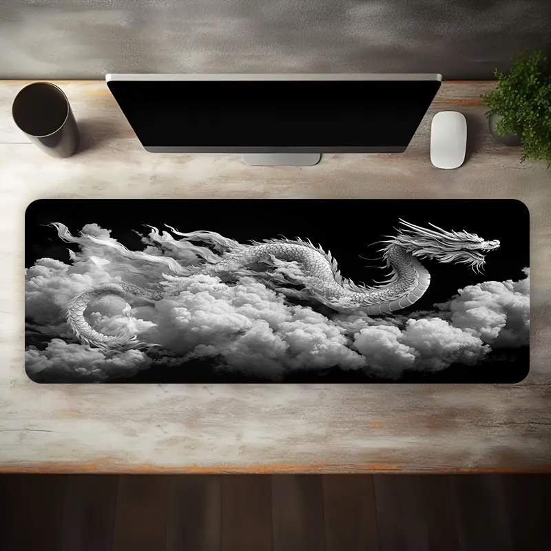 Black and White Dragon Gaming  - Desk Setup Laptop And Pc 评论和价格
