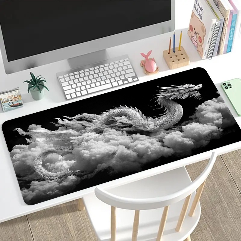 Black and White Dragon Gaming  - Desk Setup Laptop And Pc 评论和价格