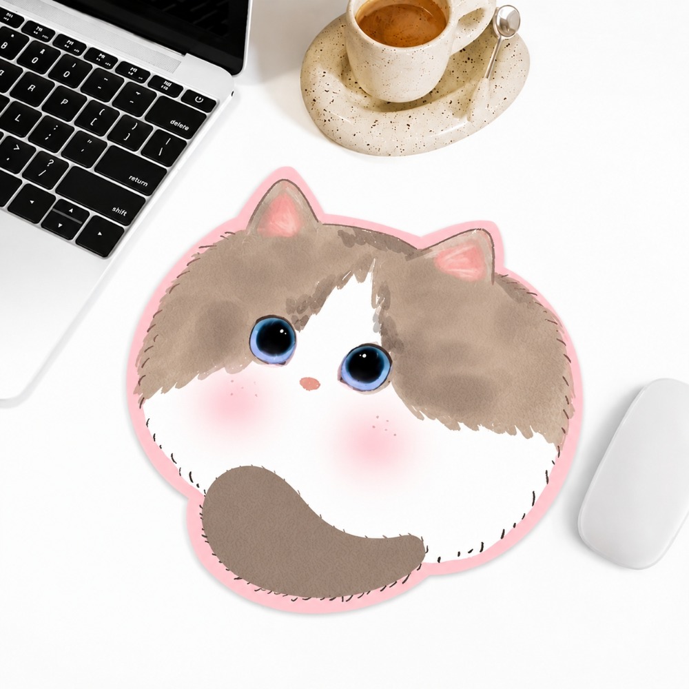 Kawaii Cat Mouse Pad Cute Anim - Desk Setup Ideas 评论和价格