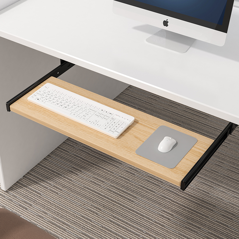 Wood Keyboard Tray Under Desk  - Desk Setup With Keyboard Tray 评论和价格