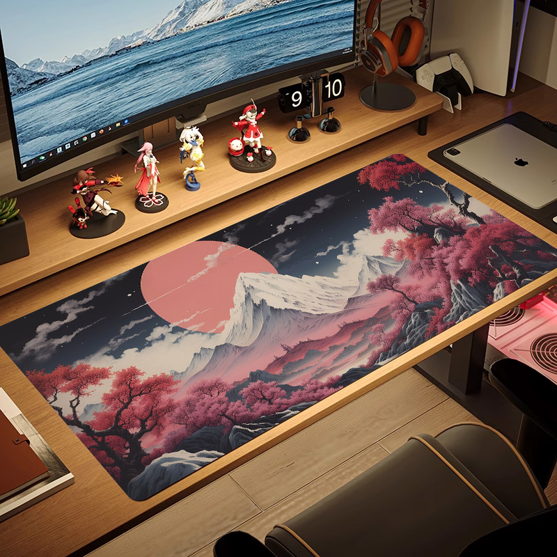 Oversized Minimalist Landscape - Desk Setup Nature 评论和价格