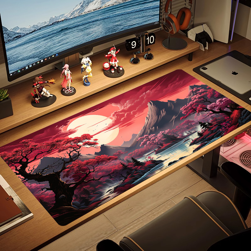 Oversized Minimalist Landscape - Desk Setup Nature 评论和价格