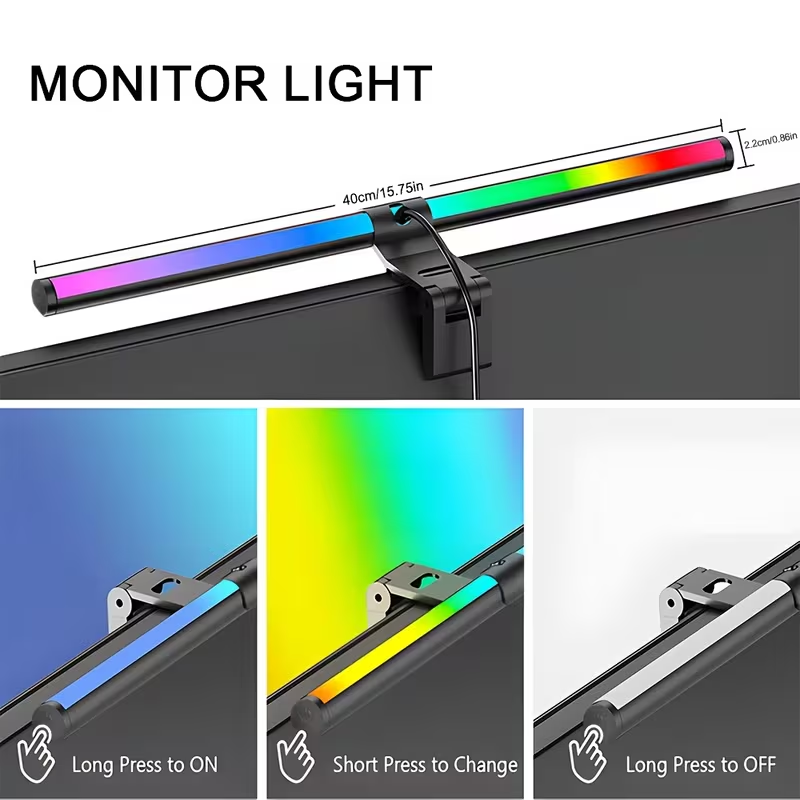 Monitor Light Bar LED Computer - Desk Setup Modern 评论和价格
