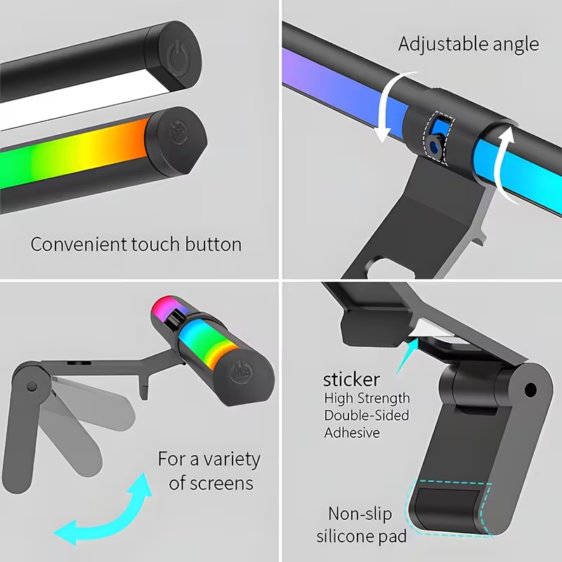 Monitor Light Bar RGB Lightbar - Desk Setup Modern 评论和价格