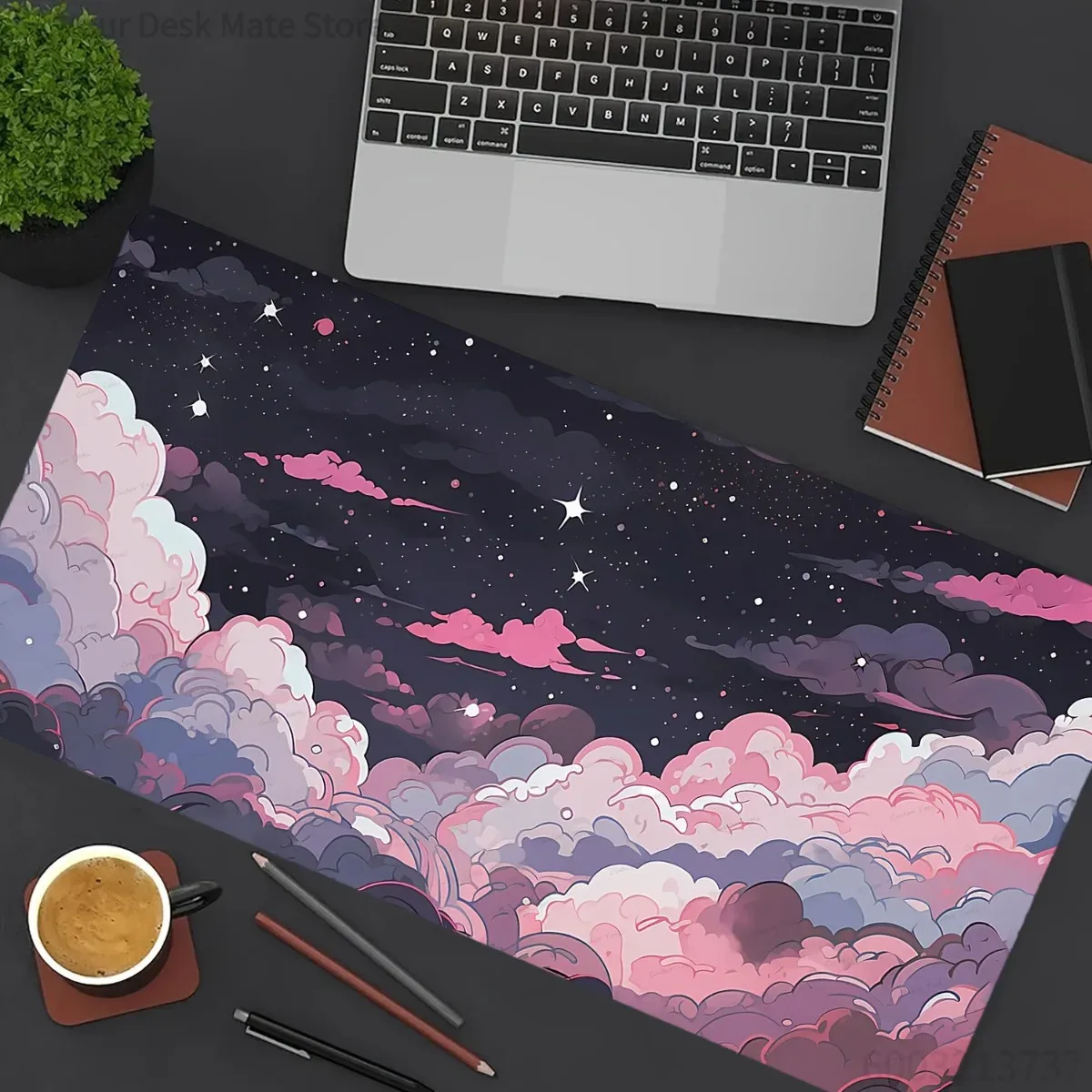 Cute Pink Purple Anime Rubber  - Desk Setup Laptop And Pc 评论和价格