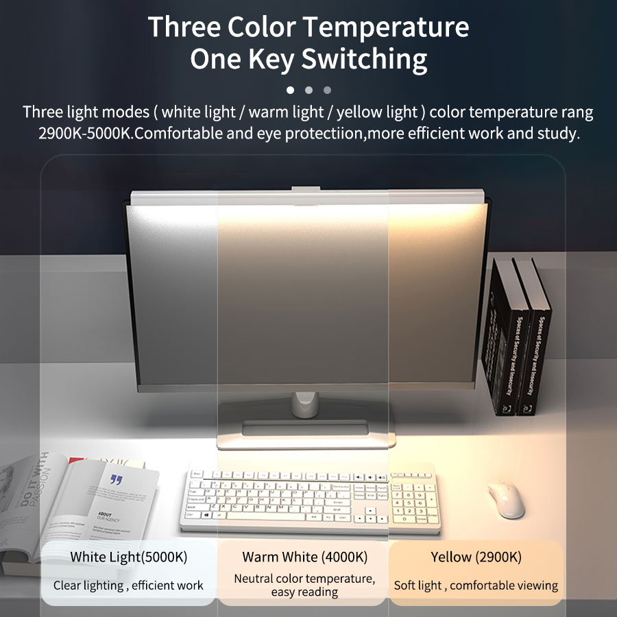 50cm LED Monitor Light Bar Scr - Desk Setup Modern 评论和价格