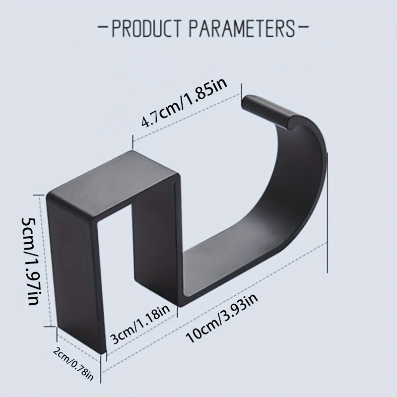 Aluminum Desk Hook Organizer A - Desk Setup Black And White 评论和价格