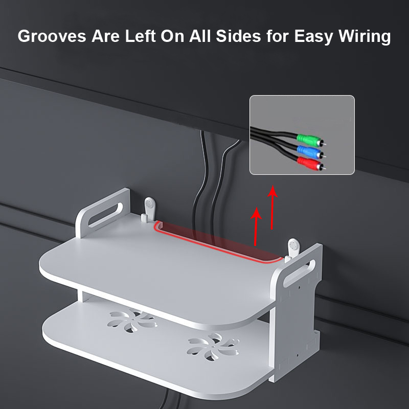 Wall-Mounted Router Cable Orga - Cable Box Organizer 评论和价格