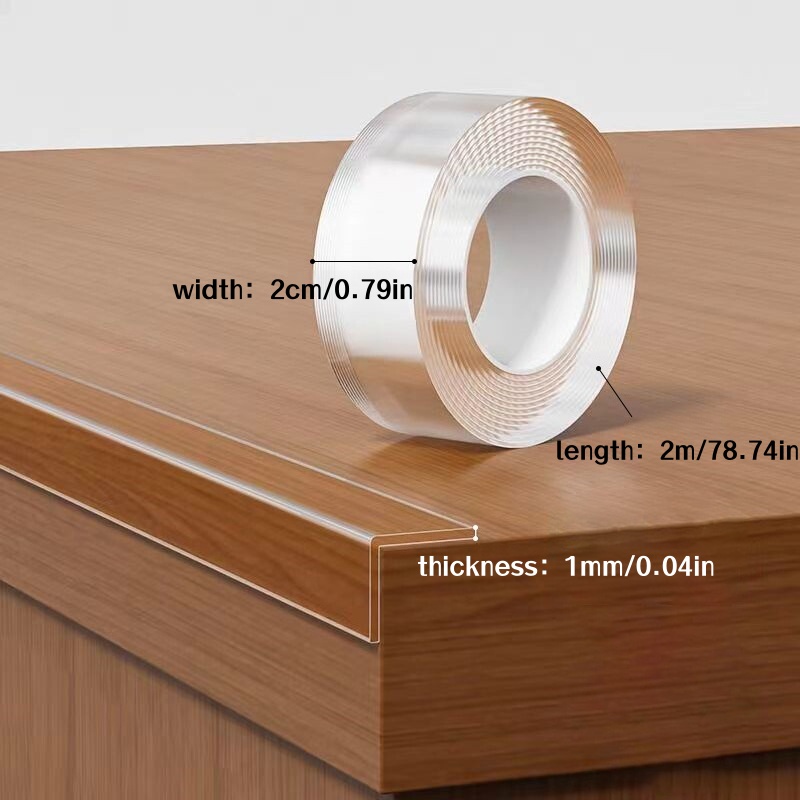 1 Roll 2m/78.74in Transparent  - Desk Drawer Unit 评论和价格
