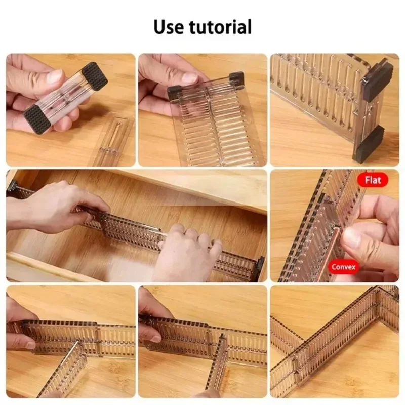 2pcs/set Adjustable Clapboard  - Desk Drawer Unit 评论和价格
