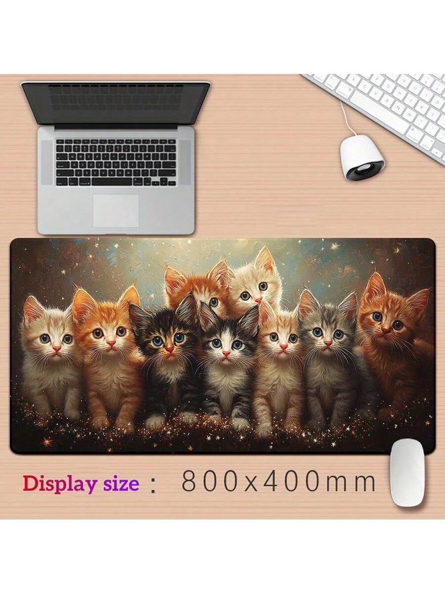 Cute Kitten Gaming Mouse Pad D - Desk Setup Laptop And Pc 评论和价格