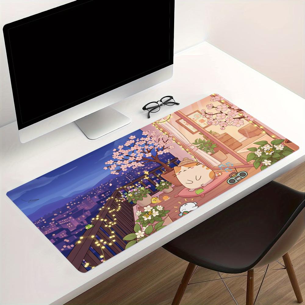Cozy Anime Street Extended Gam - Desk Setup Laptop And Pc 评论和价格