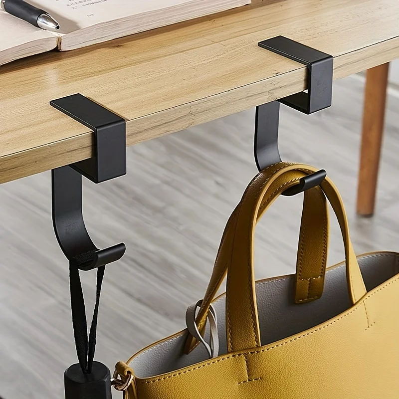 Aluminum Desk Hook Organizer A - Desk Setup Black And White 评论和价格