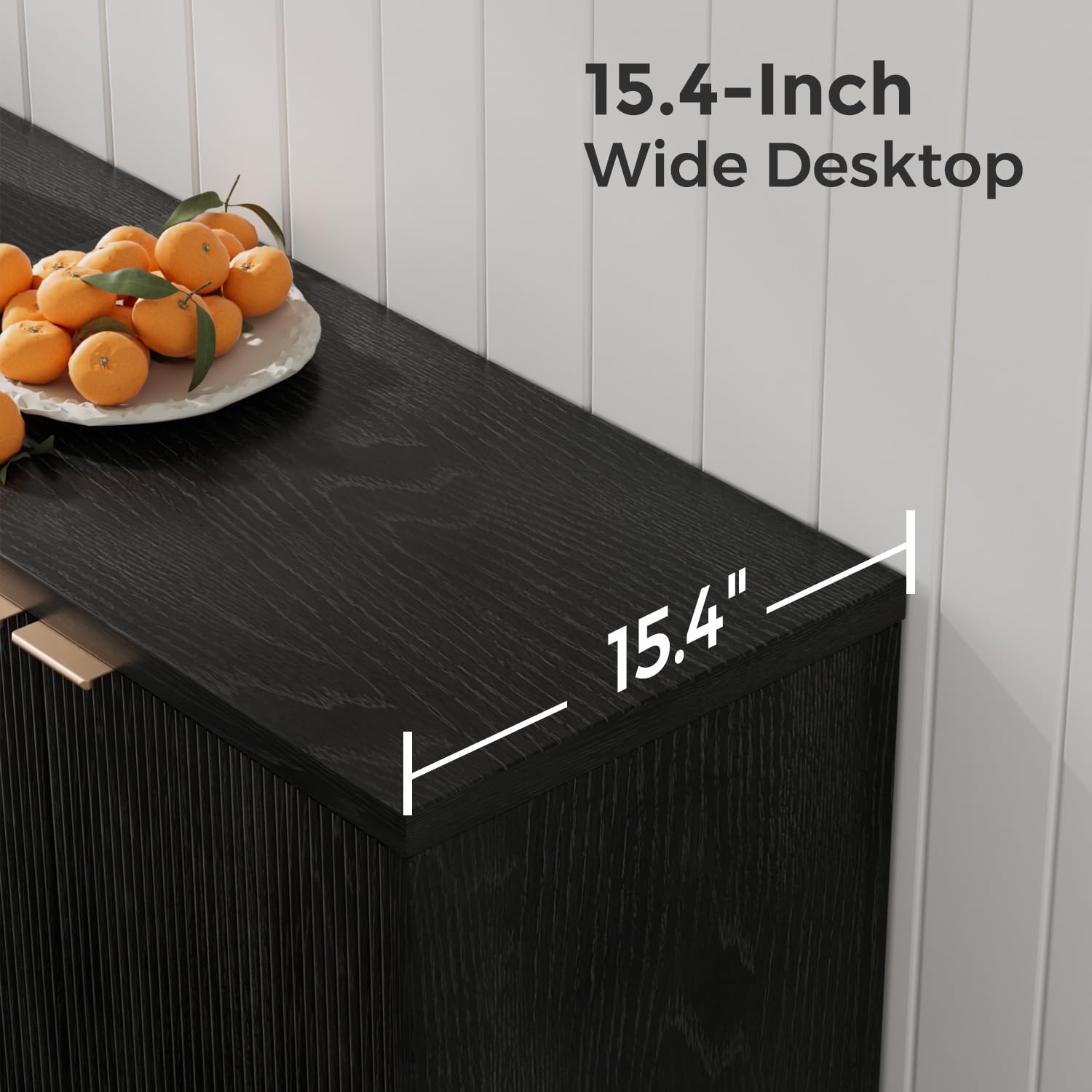Fluted Buffet Cabinet With Sto - Desk Setup Modern 评论和价格