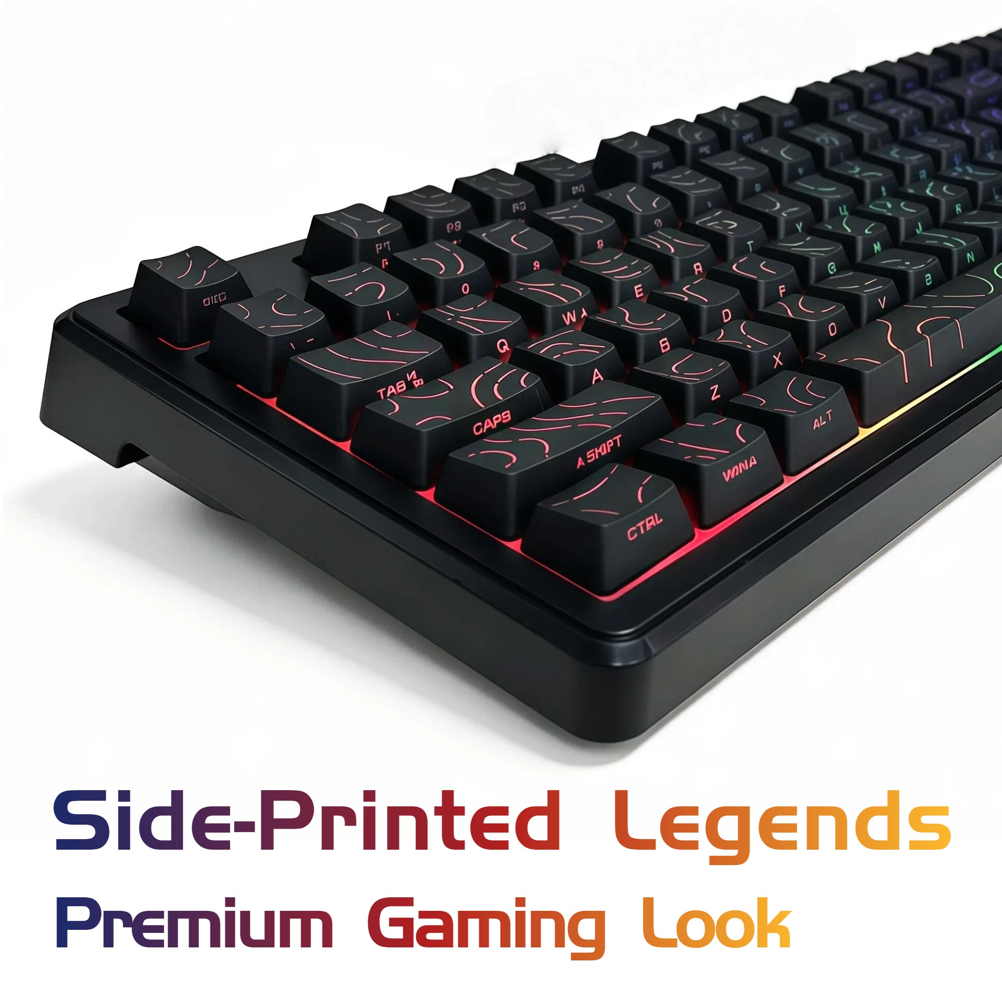 87 Key Compact Wired Keyboard  - Desk Setup Laptop And Pc 评论和价格