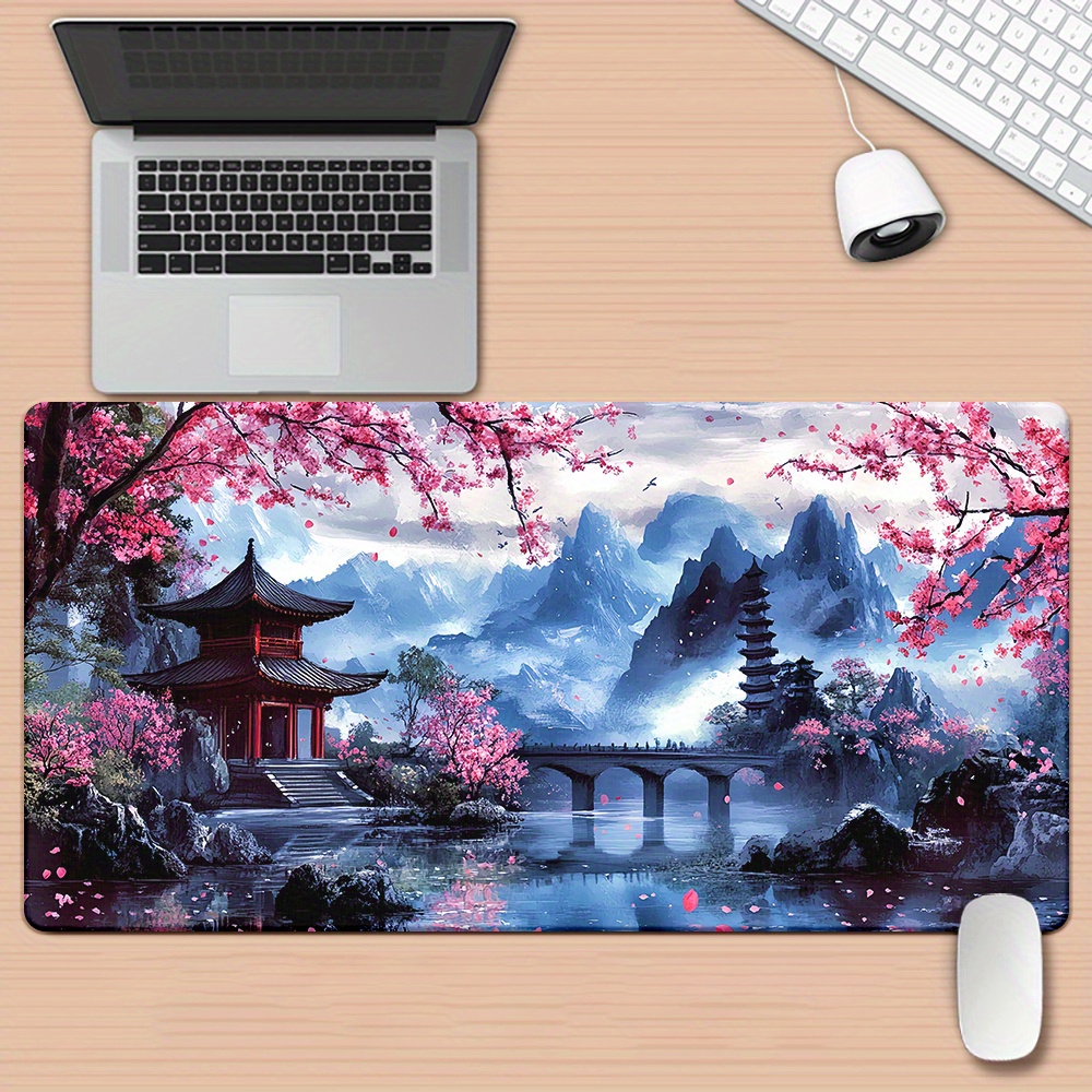 Cherry Blossom Ink Painting La - Desk Setup Nature 评论和价格