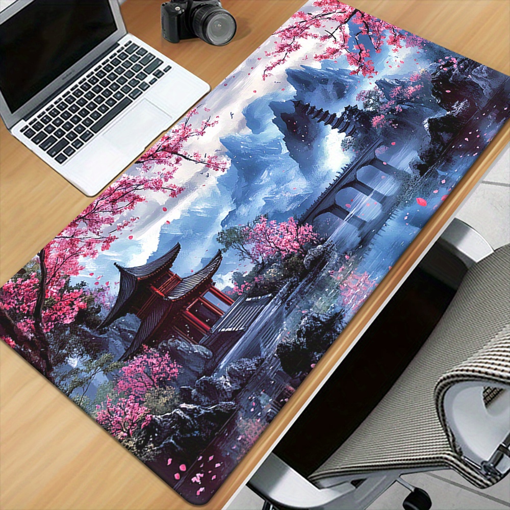 Cherry Blossom Ink Painting La - Desk Setup Nature 评论和价格