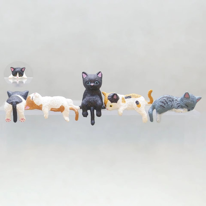1Pc Cute Cartoon Cat PVC Home  - Desk Setup Nature 评论和价格