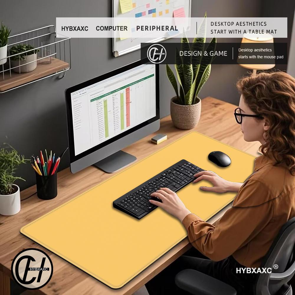 Solid Color Gaming Mouse Pad G - Desk Setup With Keyboard Tray 评论和价格