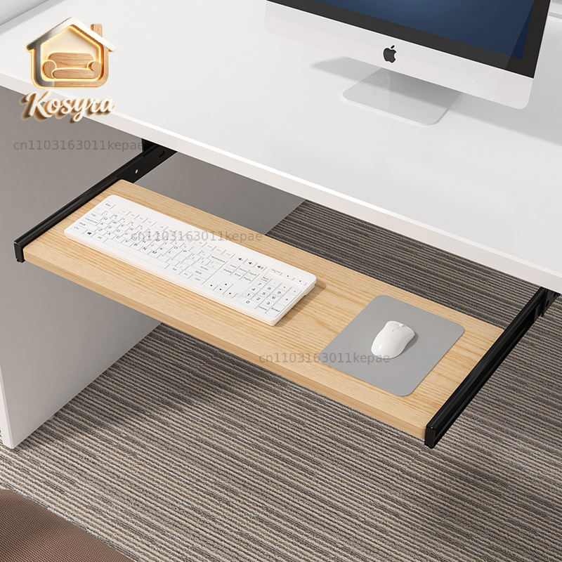 Wood Keyboard Tray Under Desk  - Desk Setup With Keyboard Tray 评论和价格