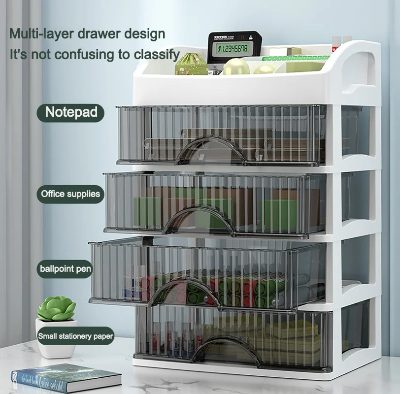 New 1Pc 5-layer Makeup Storage - Desk Drawer Unit 评论和价格