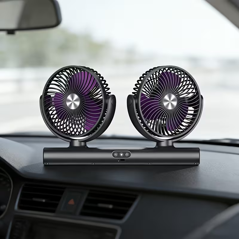 Dual-Head Circulation Fan Mode - Desk Setup Modern 评论和价格