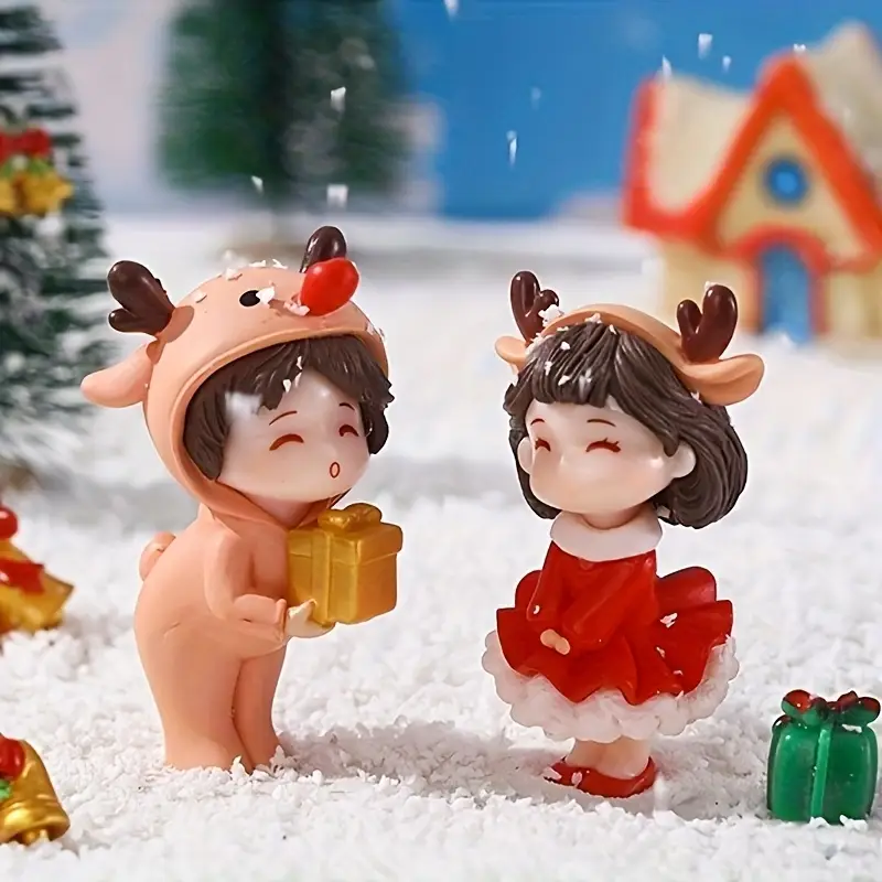 1-10Pairs Christmas Micro Land - Desk Setup Nature 评论和价格