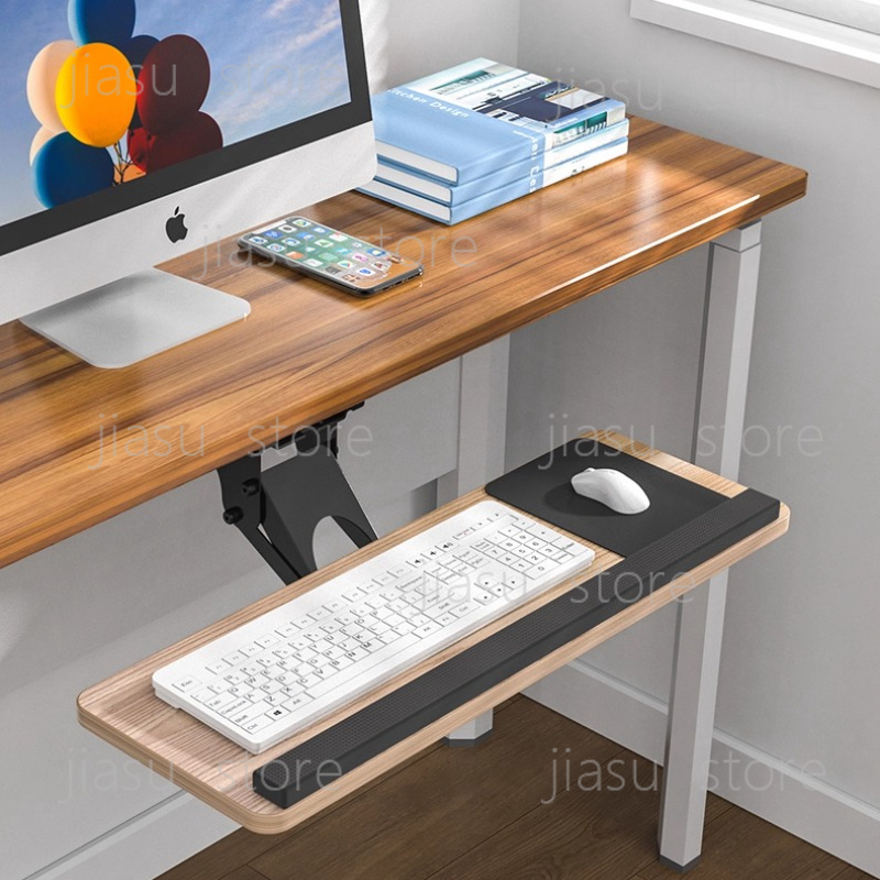 ‌Ergonomic Under Desk Keyboard - Desk Setup With Keyboard Tray 评论和价格