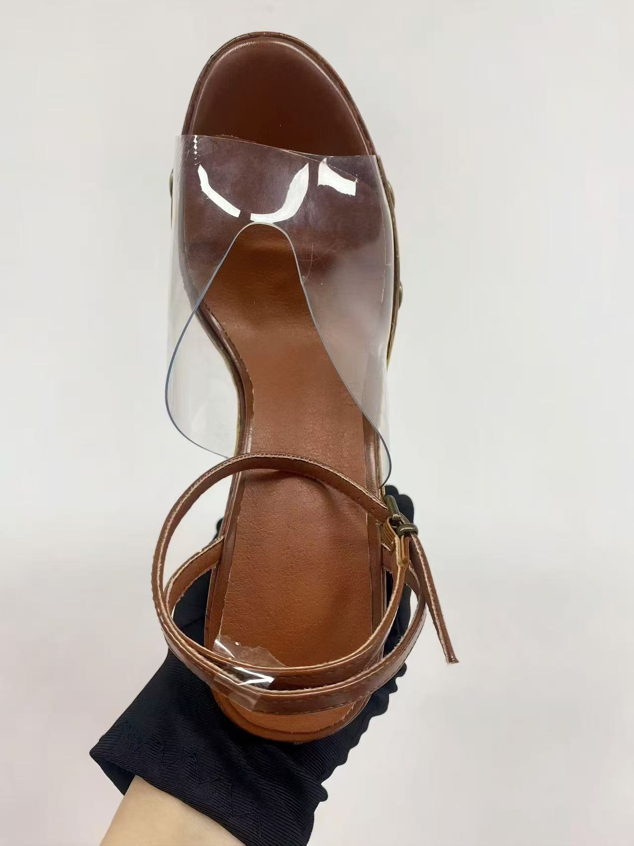 High-heeled 14 cm Thick-heeled - Desk Setup Modern 评论和价格