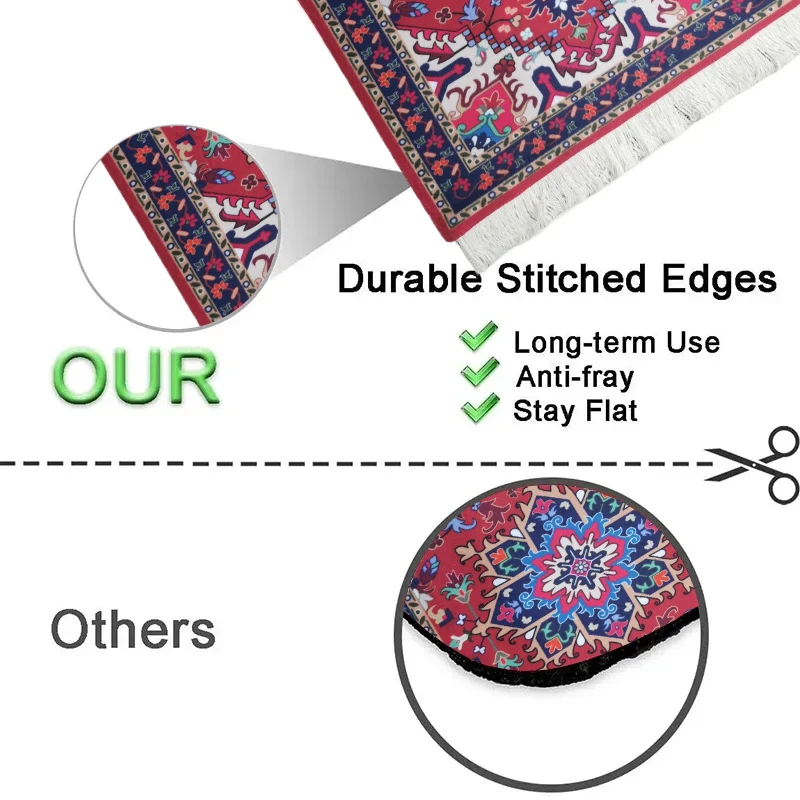 Mini Persian Woven Rug Mat Mou - Desk Setup Ideas 评论和价格