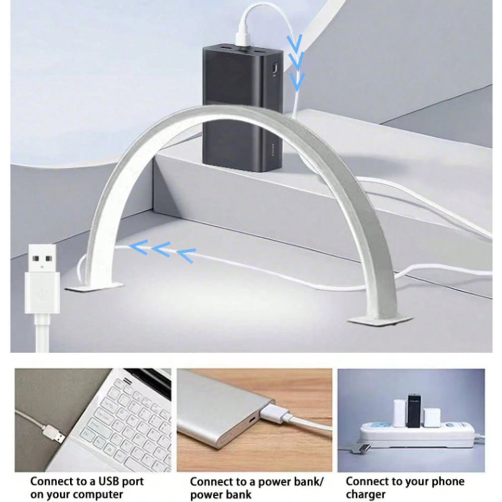 Nail Lamp 40/66CM Fill Light U - Desk Setup Modern 评论和价格