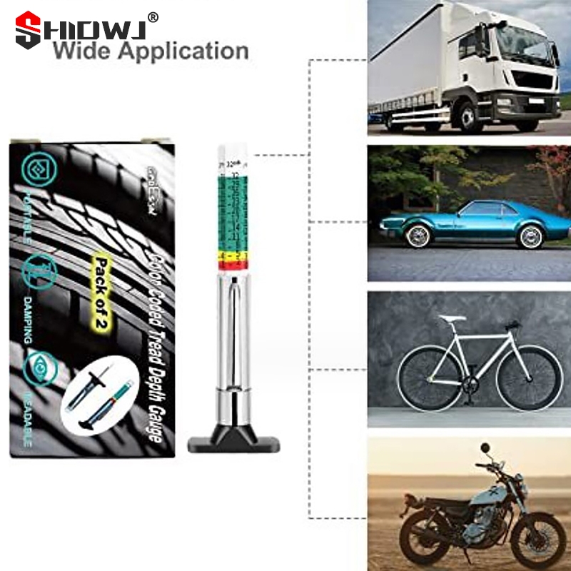 25mm Car Tyre Tire Tread Depth - Monitor Cleaning Kit 评论和价格
