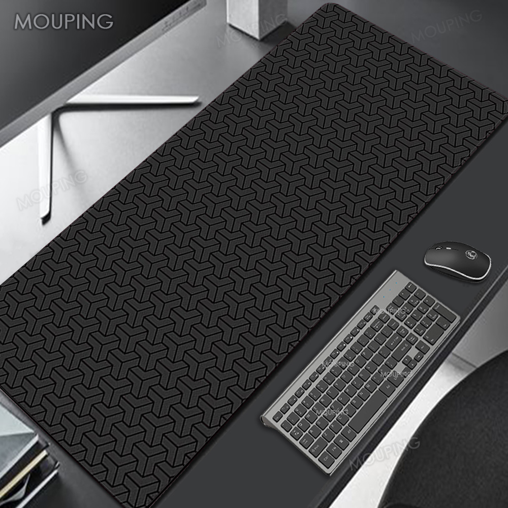 Black Deskmat Carpet Desk Acce - Desk Setup Black And White 评论和价格