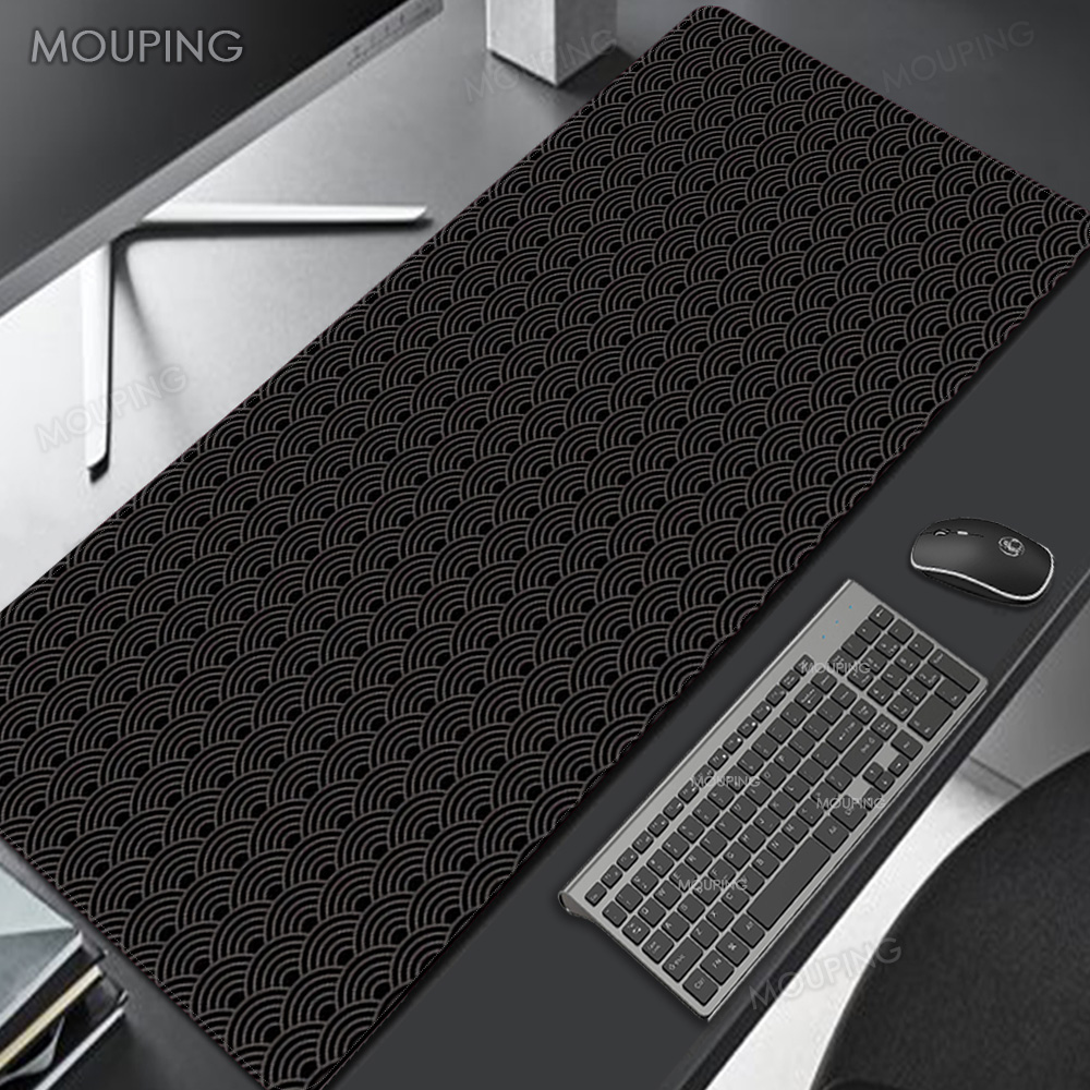 Black Deskmat Carpet Desk Acce - Desk Setup Black And White 评论和价格