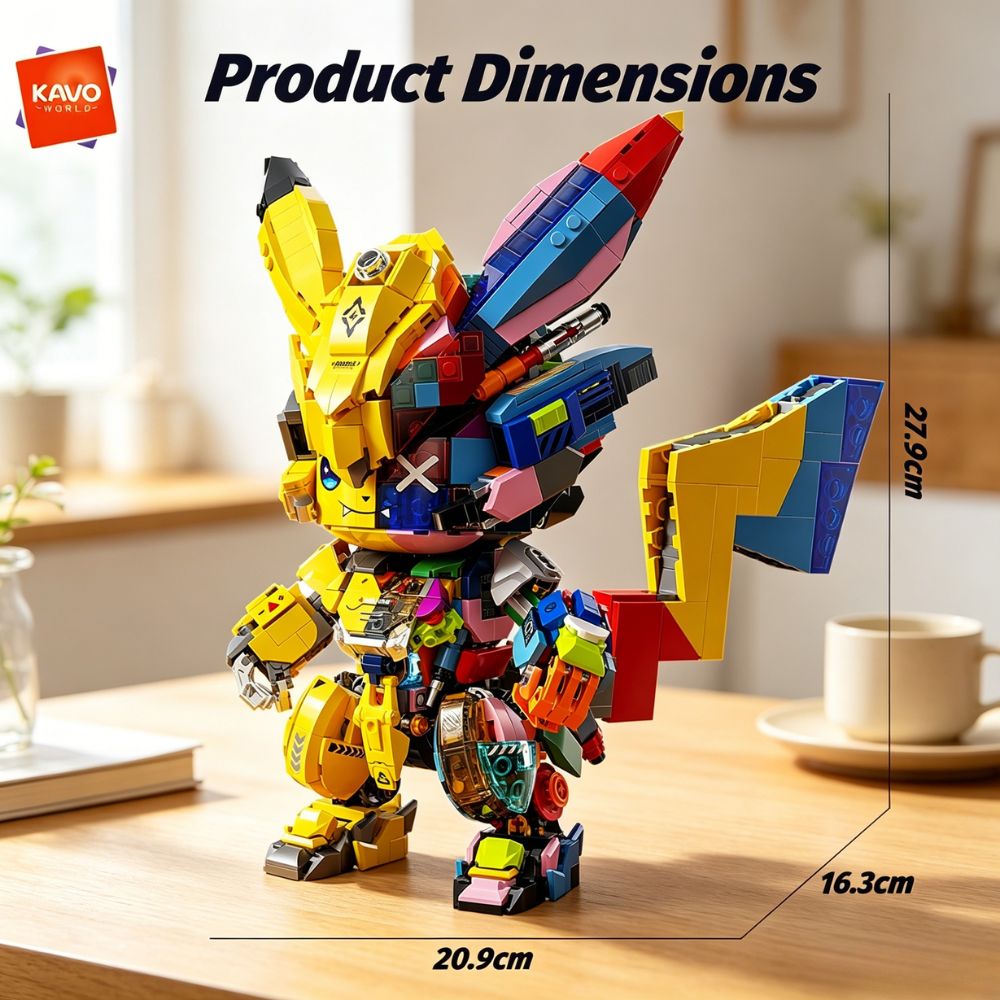 KAVOWORLD 1505PCS DIY Mecha Mo - Desk Setup Build 评论和价格