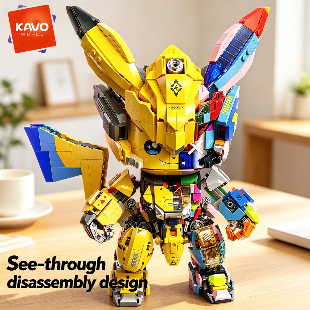 KAVOWORLD 1505PCS DIY Mecha Mo - Desk Setup Build 评论和价格