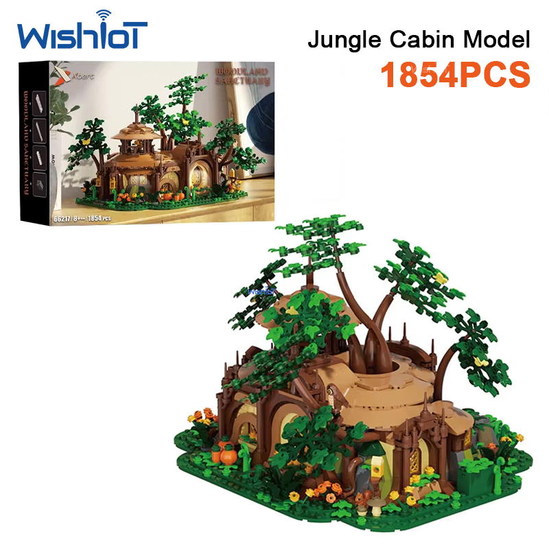 1854pcs Light-up Forest Castle - Desk Setup Build 评论和价格