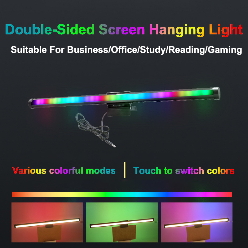 40CM RGB Atmosphere Table Lamp - Desk Setup Modern 评论和价格