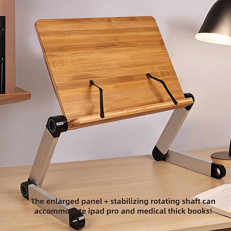 Bamboo Adjustable Bed Desk Lap - Desk Setup With Ipad 评论和价格