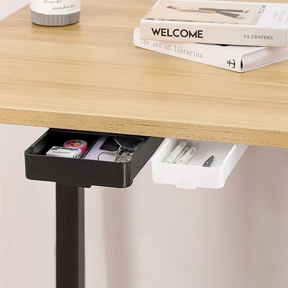 1pc Self-Adhesive Table Shelf  - Desk Drawer Unit 评论和价格