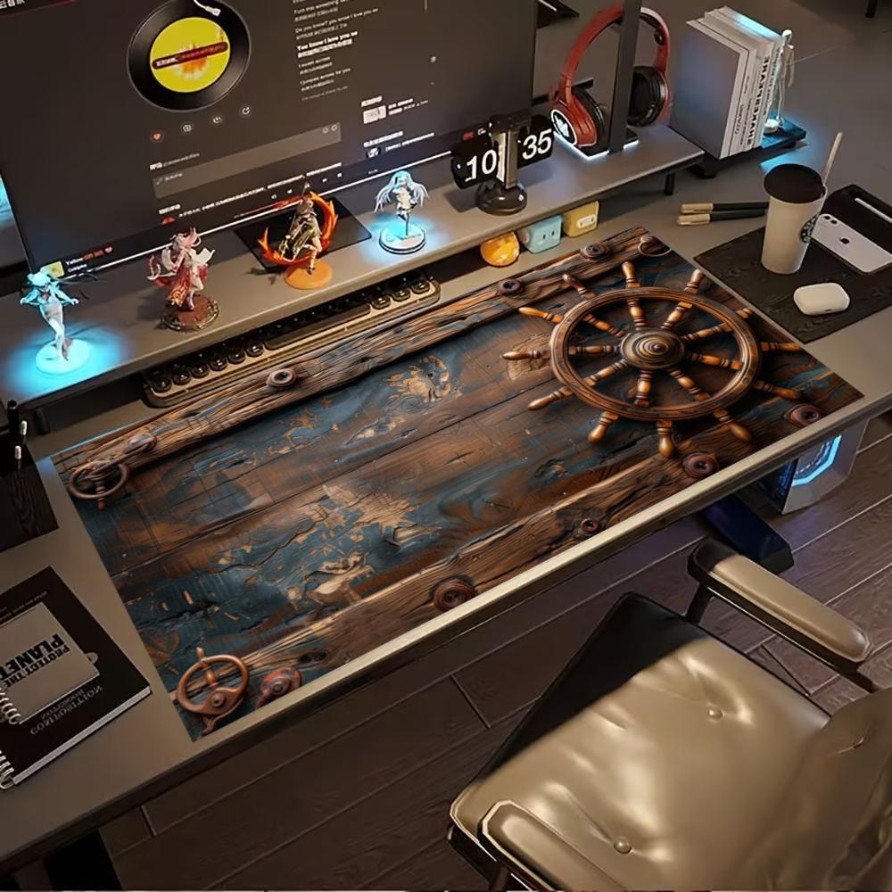 Vintage Pirate Ship Wheel Exte - Desk Setup Laptop And Pc 评论和价格