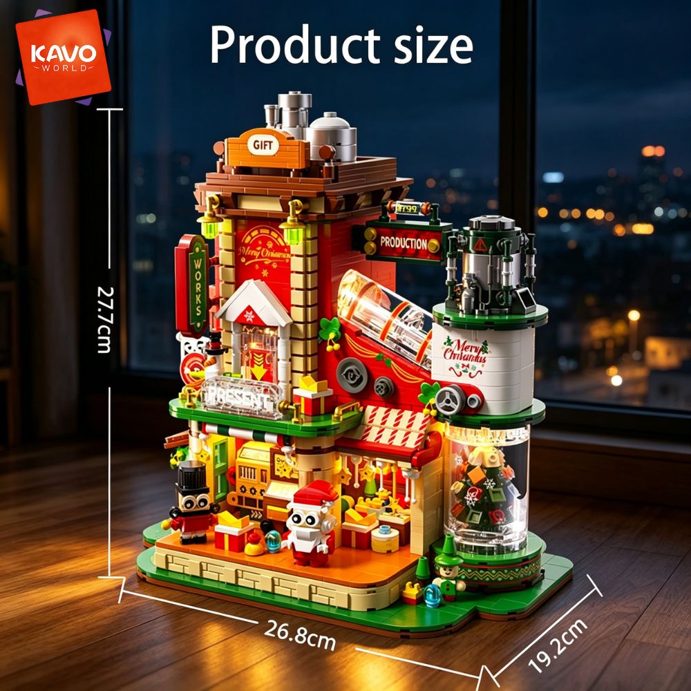 KAVOWORLD 2775PCS Christmas Gi - Desk Setup Build 评论和价格